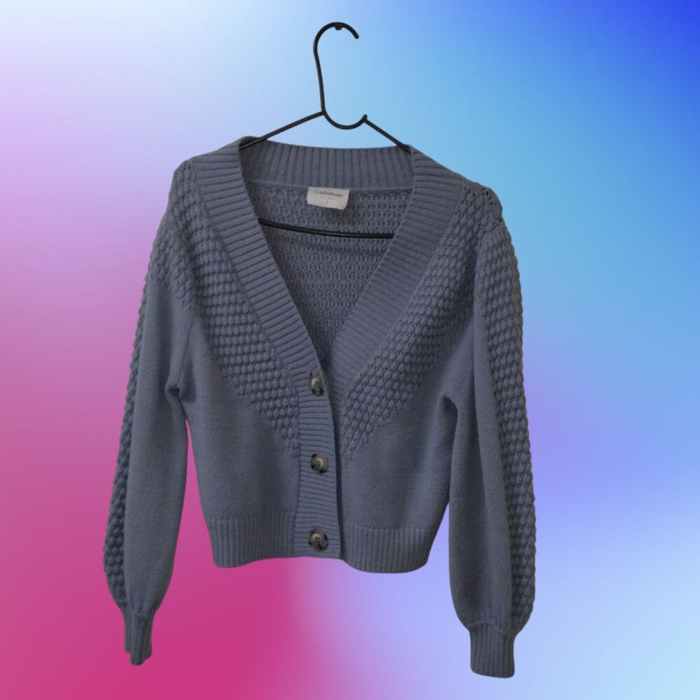Callahan Knitted Sweater Size S Blue